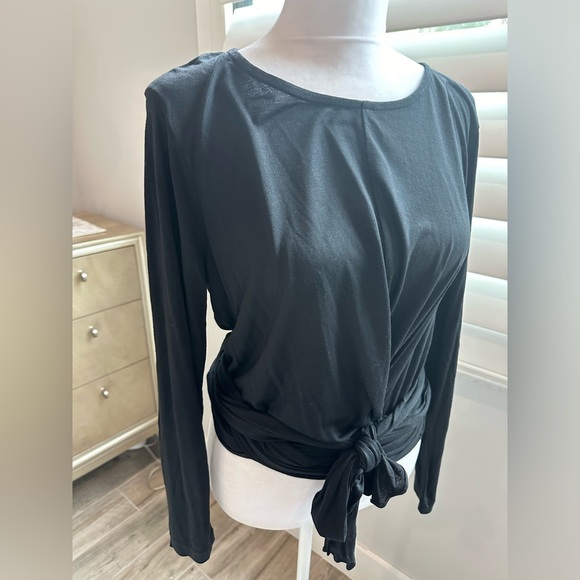 J. Crew Wraparound Top,  Black, Size L, NWOT - Picture 10 of 12